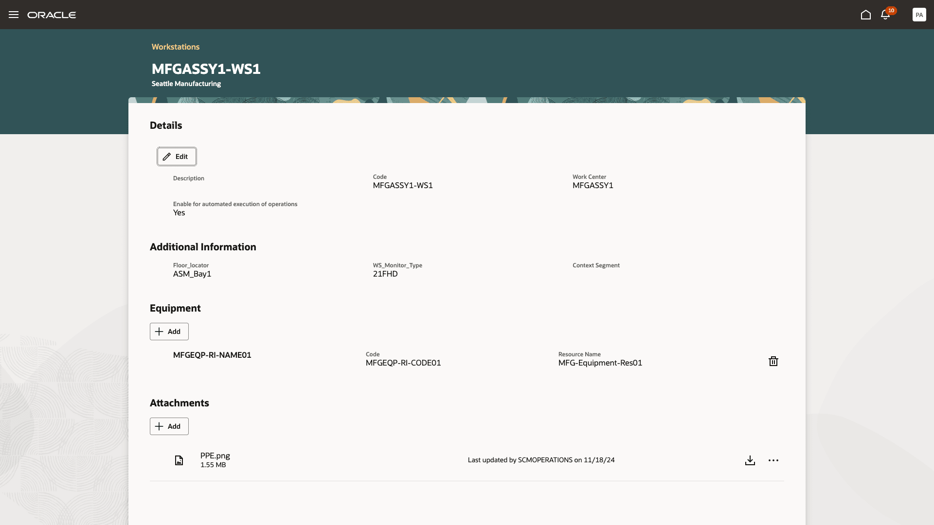 ワークステーションによる操作の自動実行のサポート