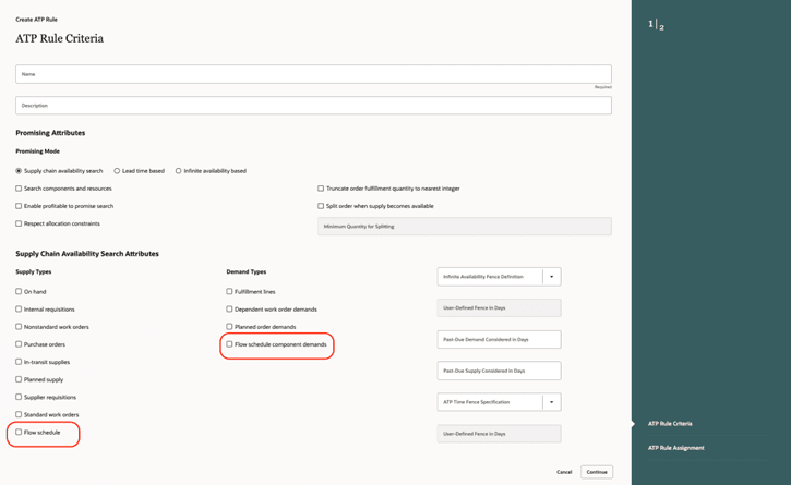 フロー・スケジュール・フロー・スケジュール・コンポーネント需要