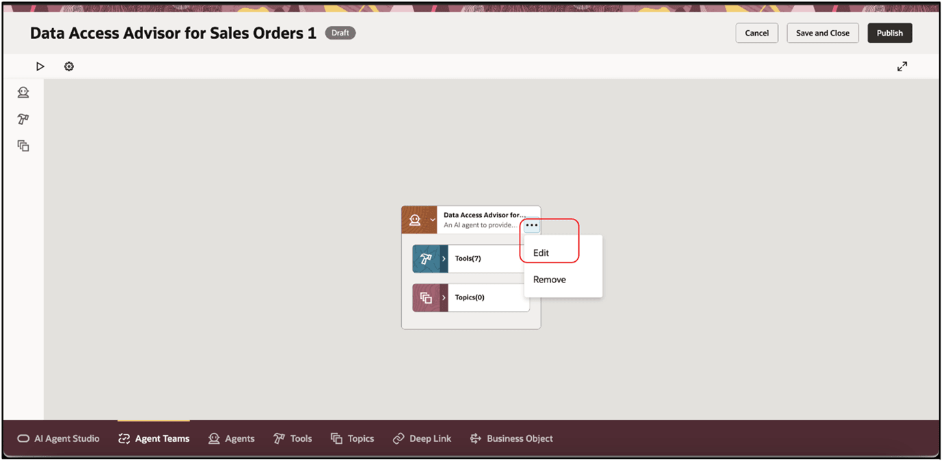 受注1のデータ・アクセス・アドバイザ