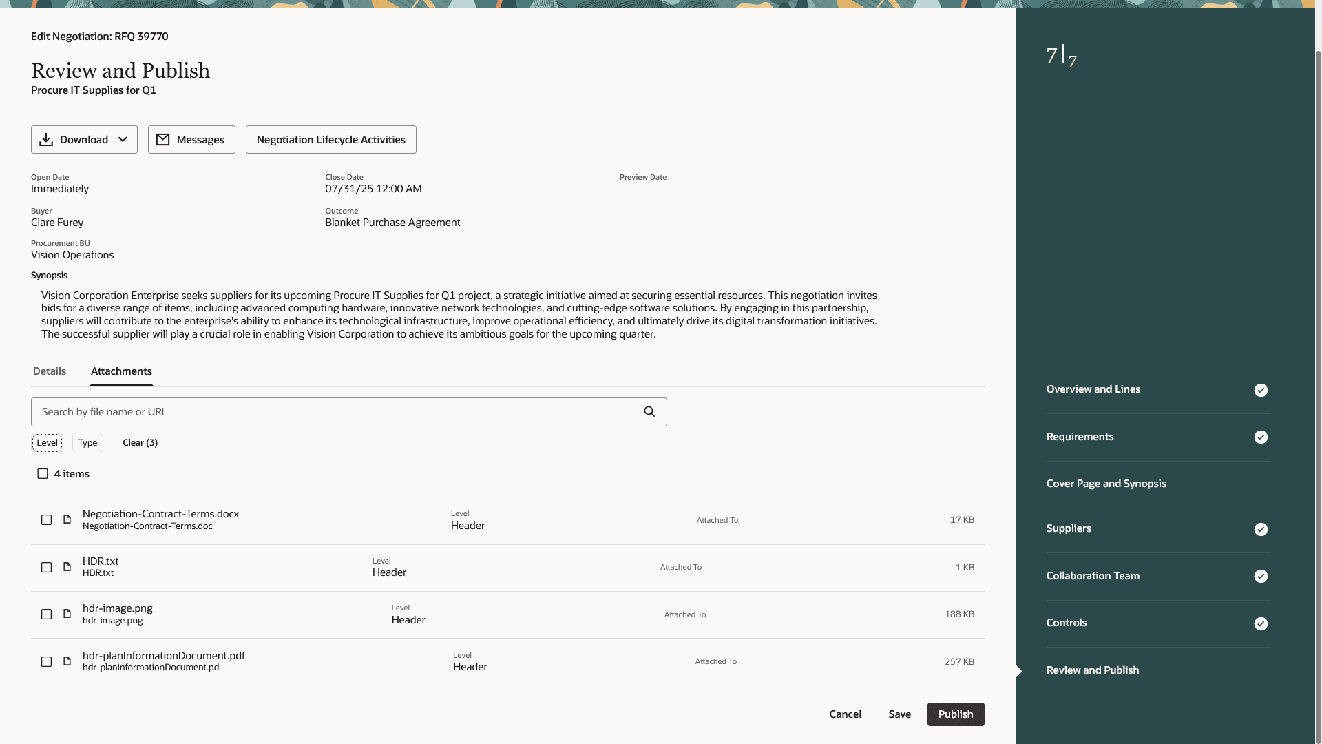 添付のダウンロード