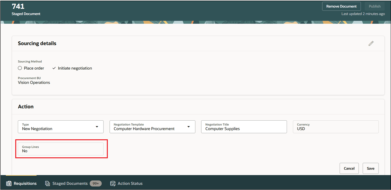 デフォルト・グループ明細番号