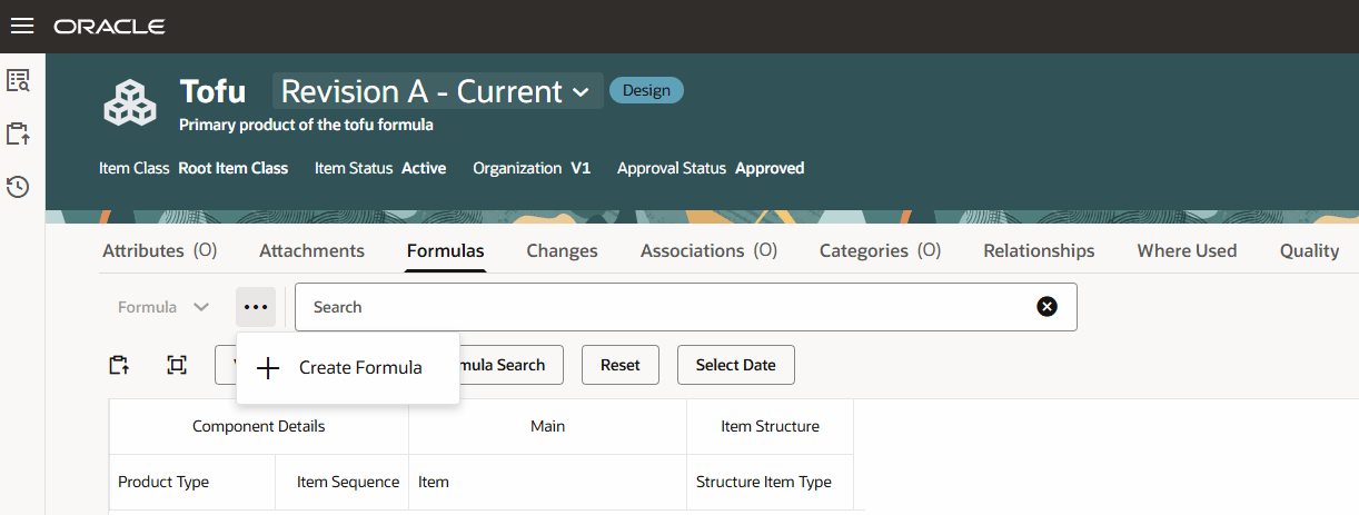 Formulaの作成処理