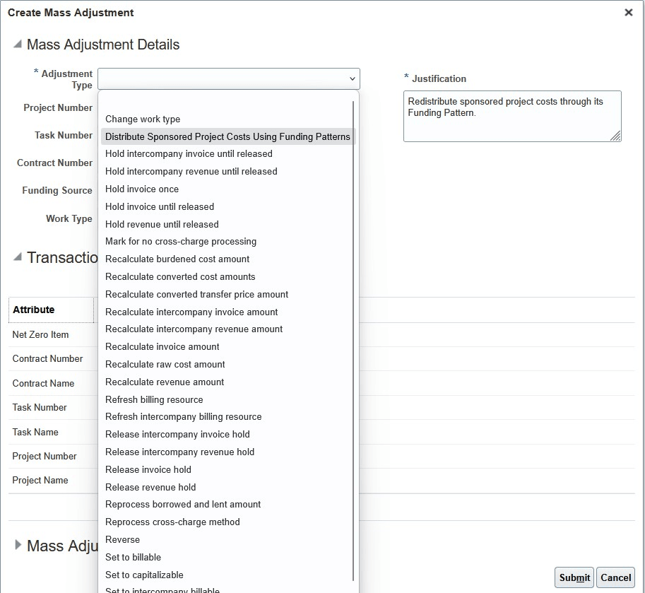 一括修正の作成