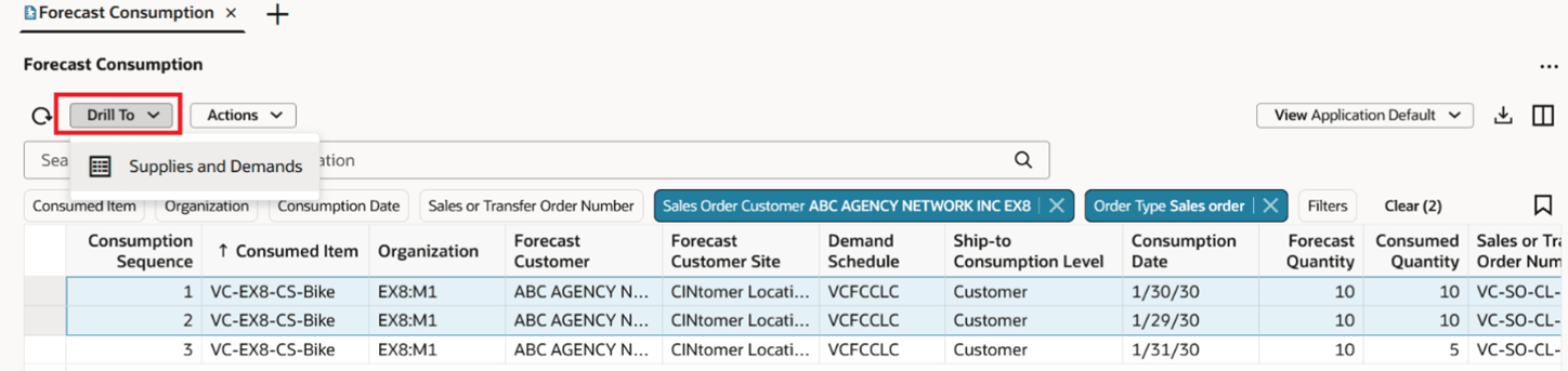供給および需要へのドリル