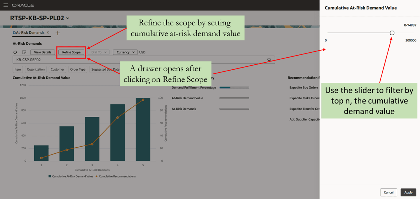 スコープの調整