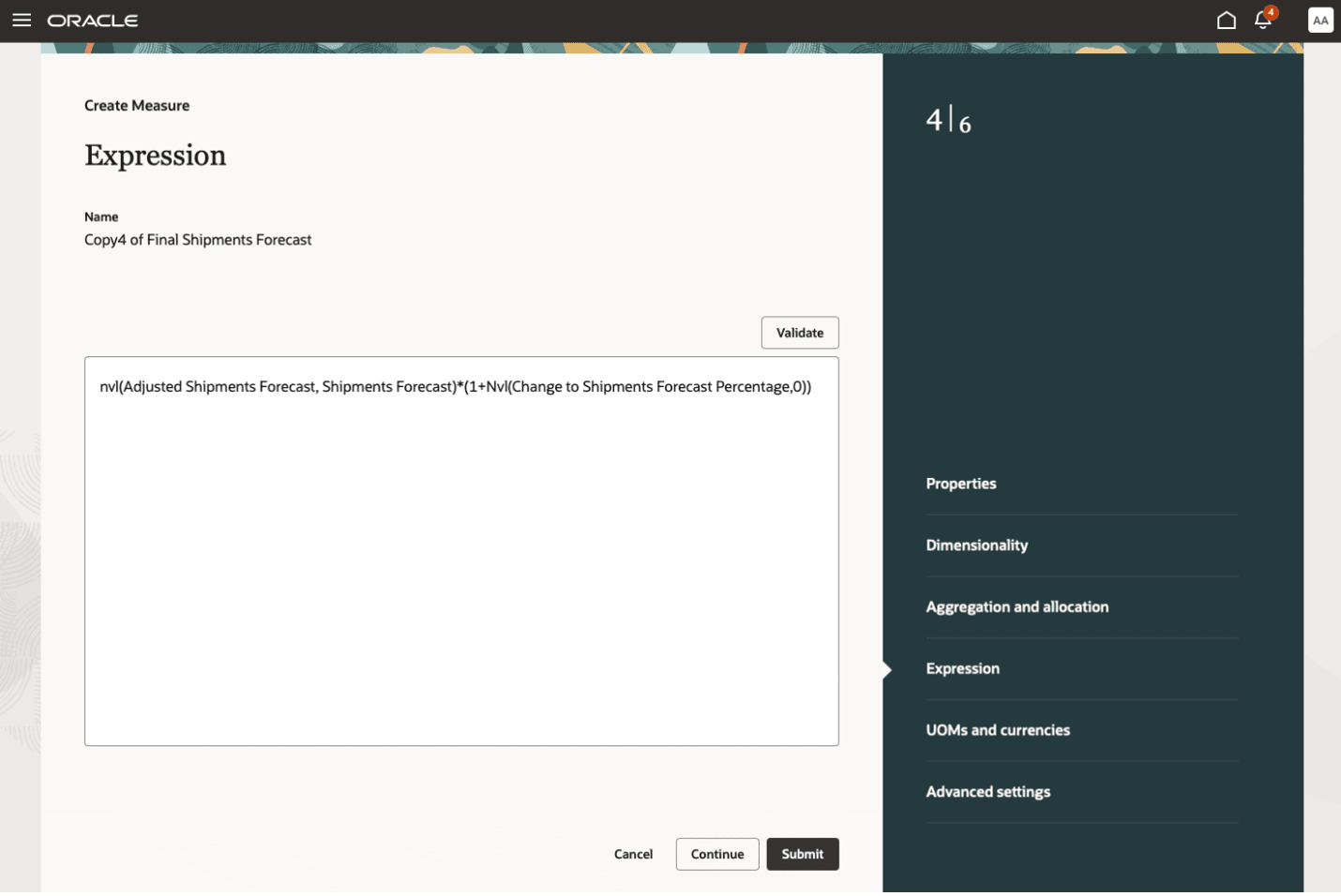 メジャーのガイド付きプロセスの式ステップ