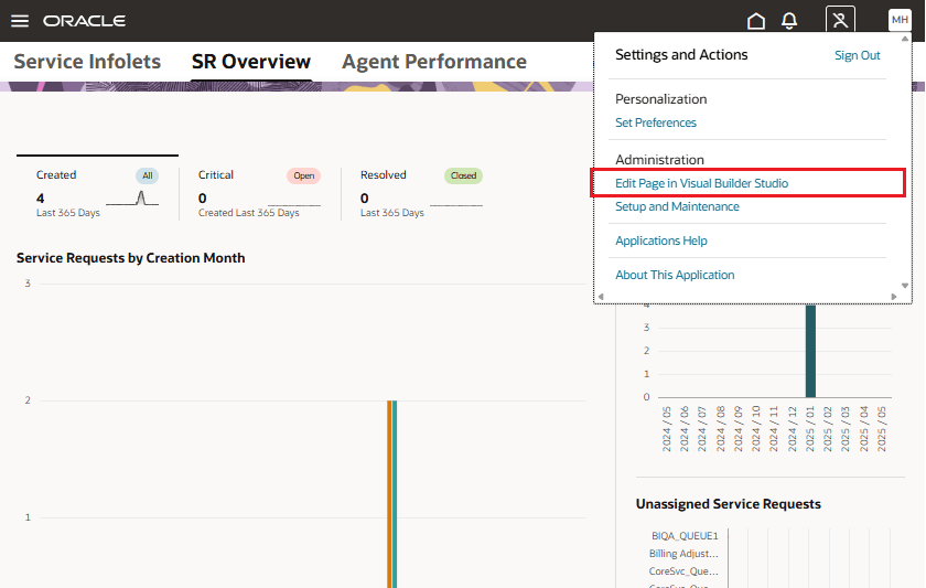 Visual Builder Studioでページを編集