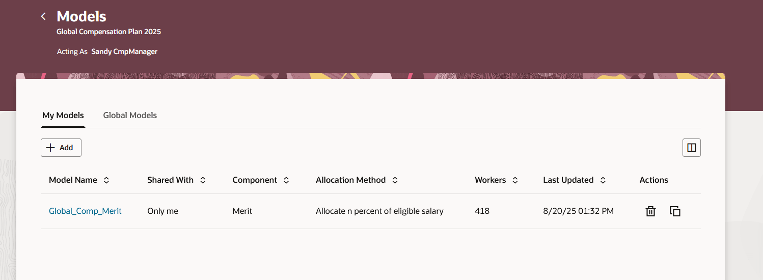 マネージャ・モデルの概要