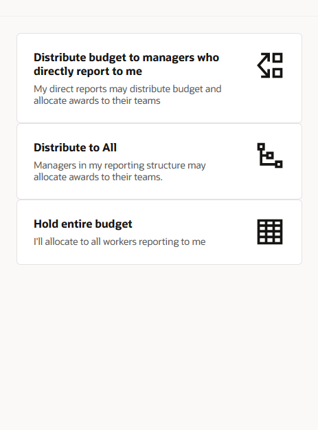 予算メソッドの選択