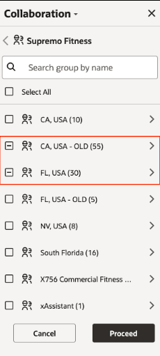 選択したリソース