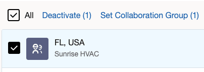 コラボレーション・グループの設定