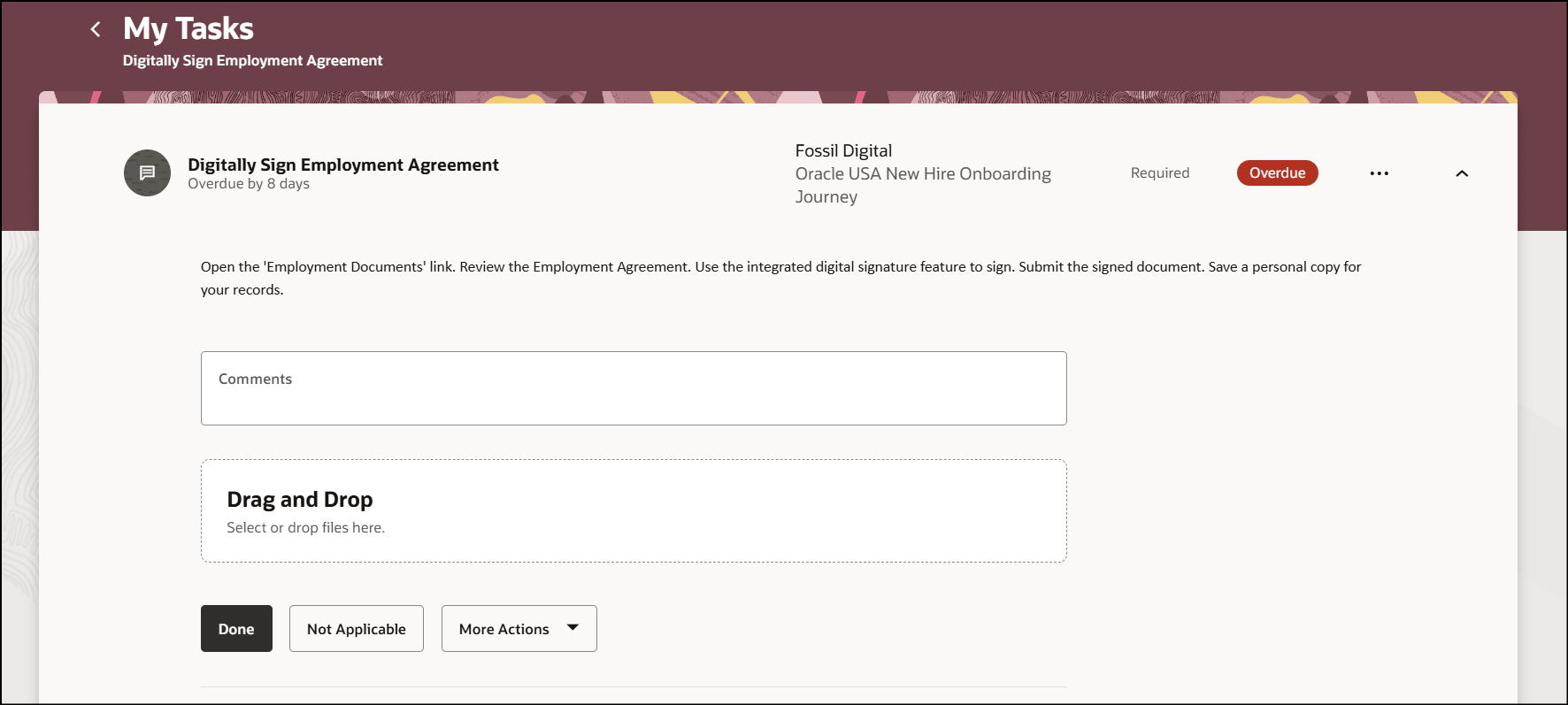 回答のディープ・リンクをクリックして、特定のトランザクション・ページに移動します