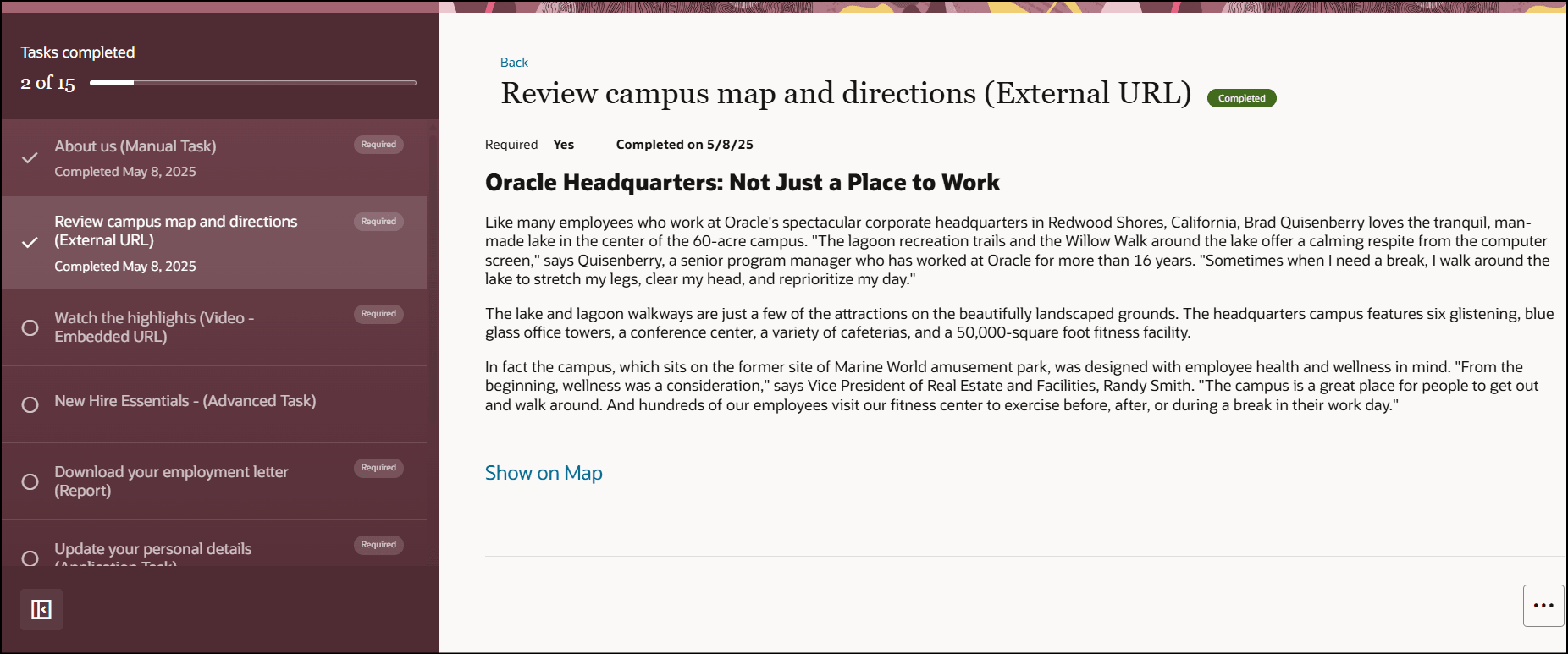 前のタスクの完了後に依存タスクのロック解除