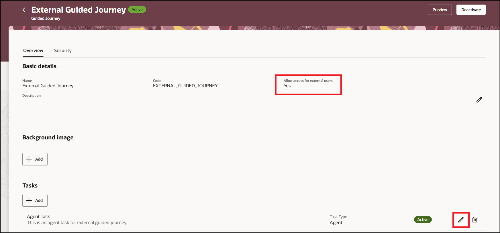外部使用可能ガイド付きジャーニの編集
