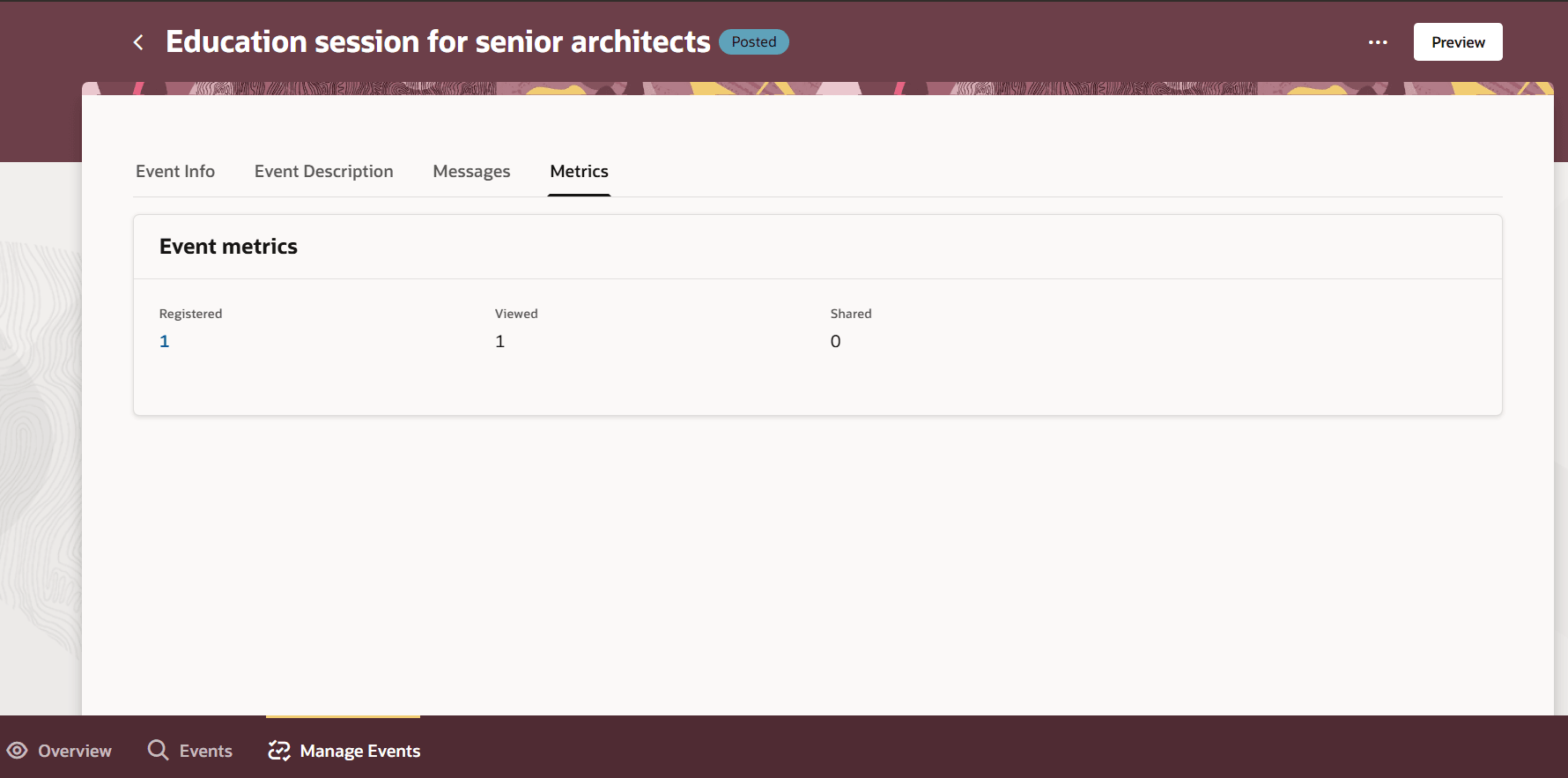 イベント・メトリック