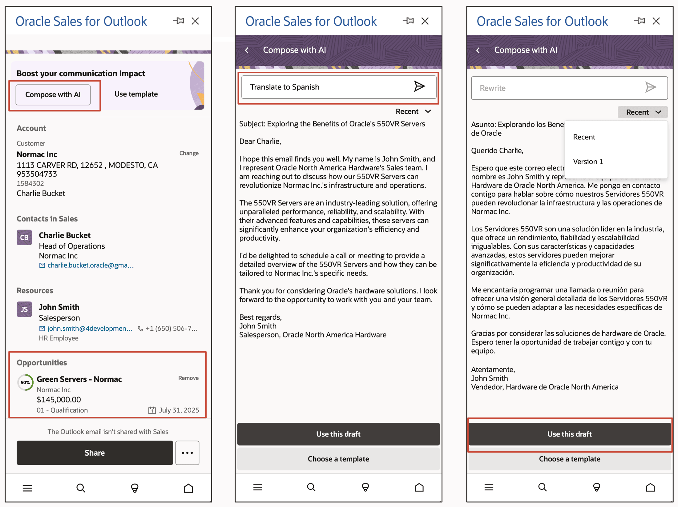生成AIによる電子メール生成の強化