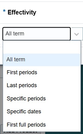 有効日価格調整