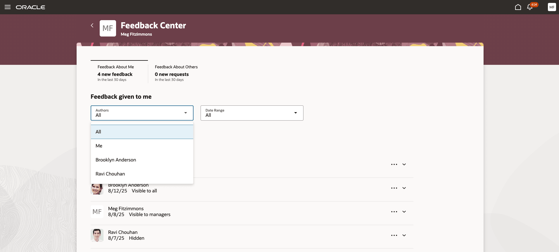 作成者による随時フィードバック個人ノートのフィルタ
