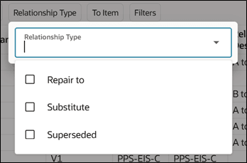 リストから組織を選択