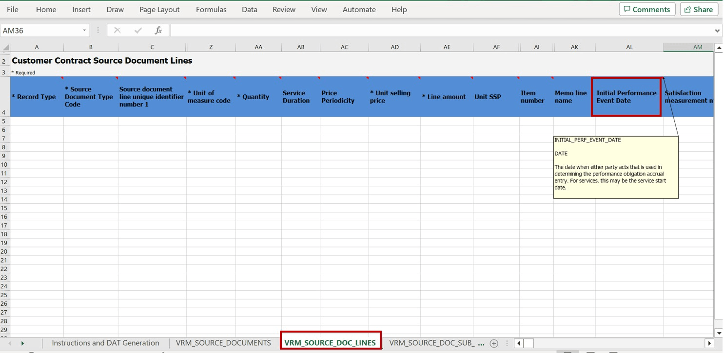 収益データ・インポート・テンプレート