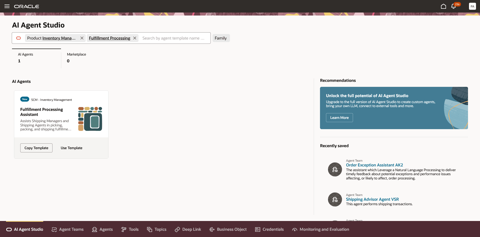 履行処理アシスタント・テンプレート