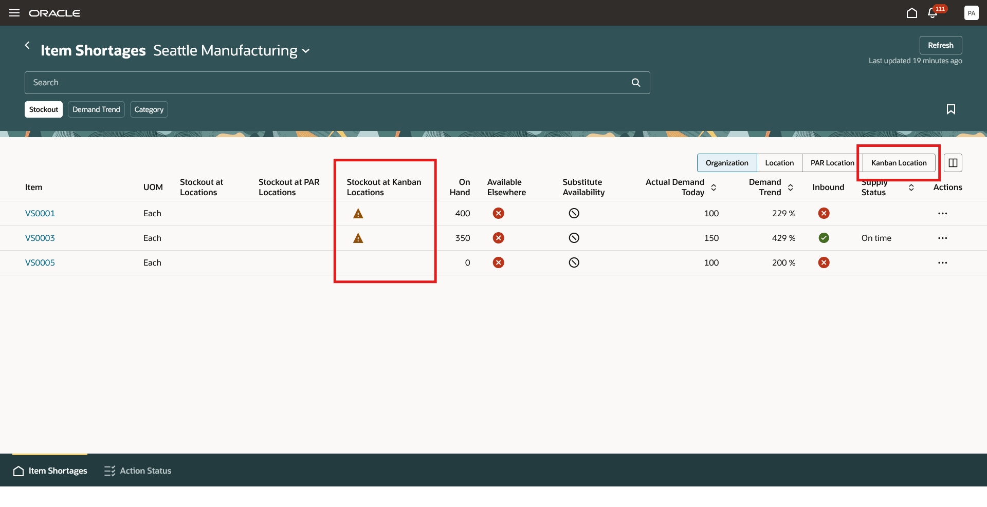 品目不足Redwoodページ