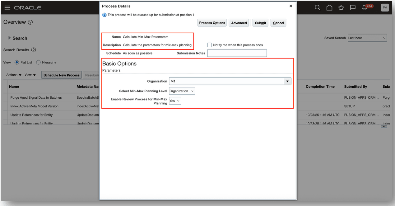 Min-Maxパラメータの計算