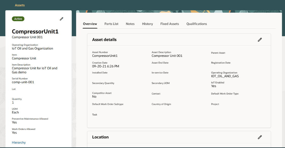 資産情報管理: 資産詳細