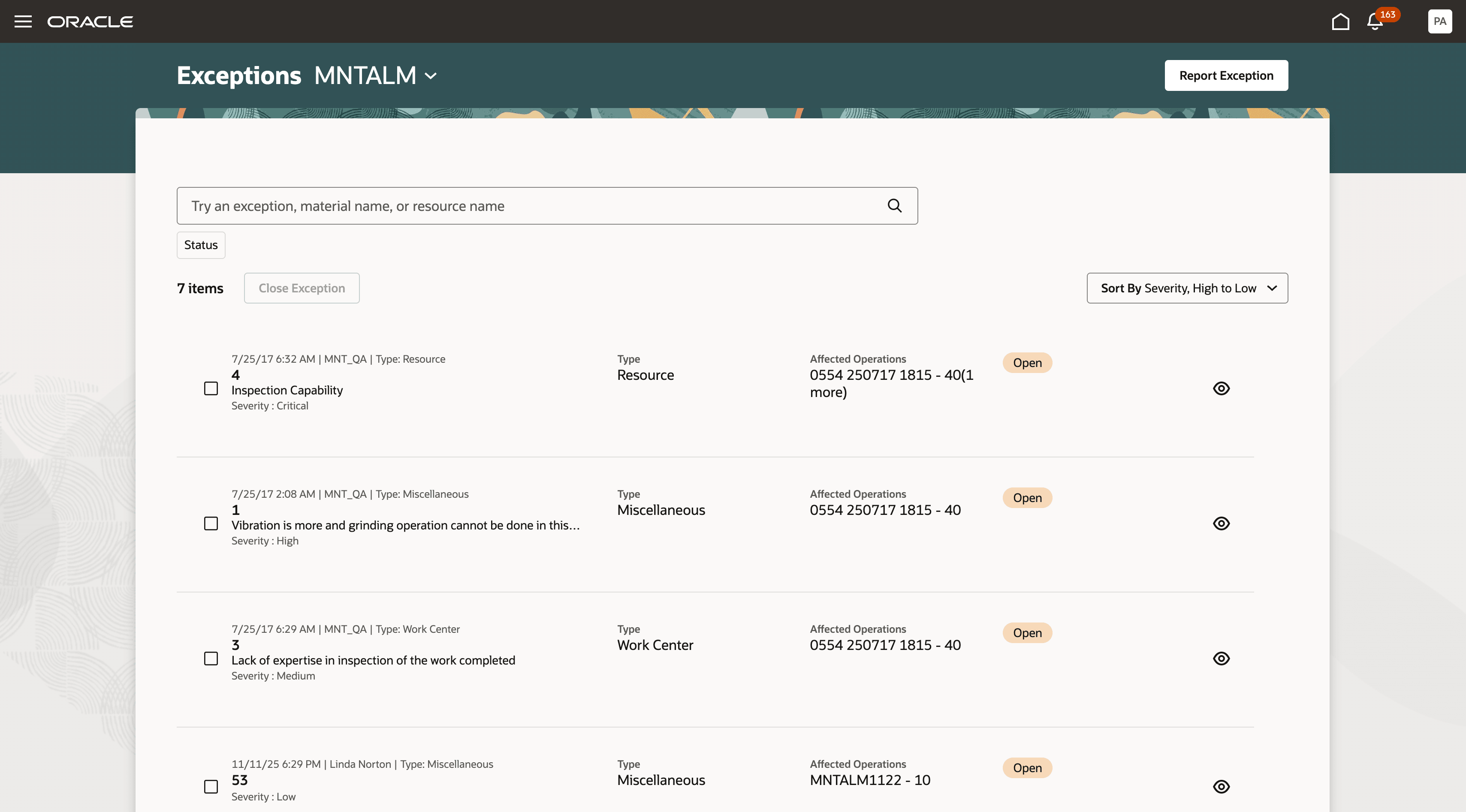 メンテナンス例外ページ