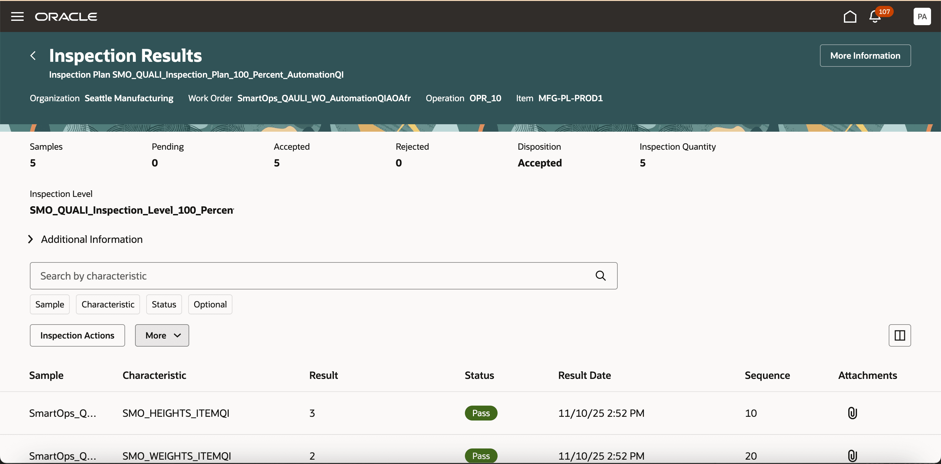 添付付き検査結果