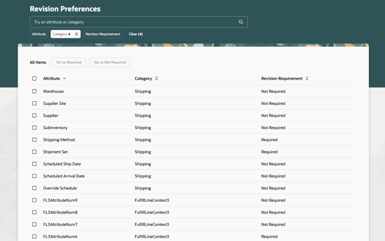 「改訂作業環境」ページ
