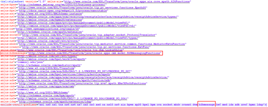 スタイルシート宣言領域