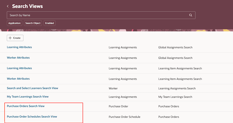 デフォルト検索ビュー