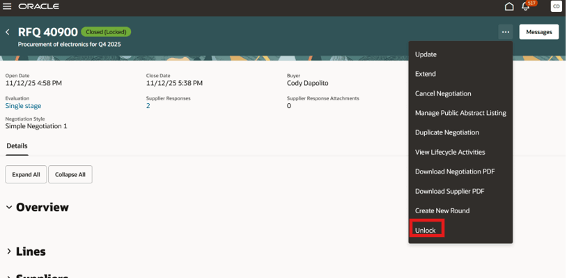 封印ネゴシエーションのロック解除