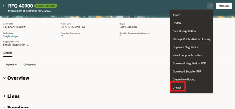 封印ネゴシエーションの開封
