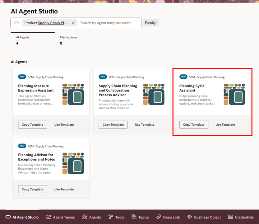 AI Agent Studioでのプランニング・サイクル・アシスタント・テンプレート