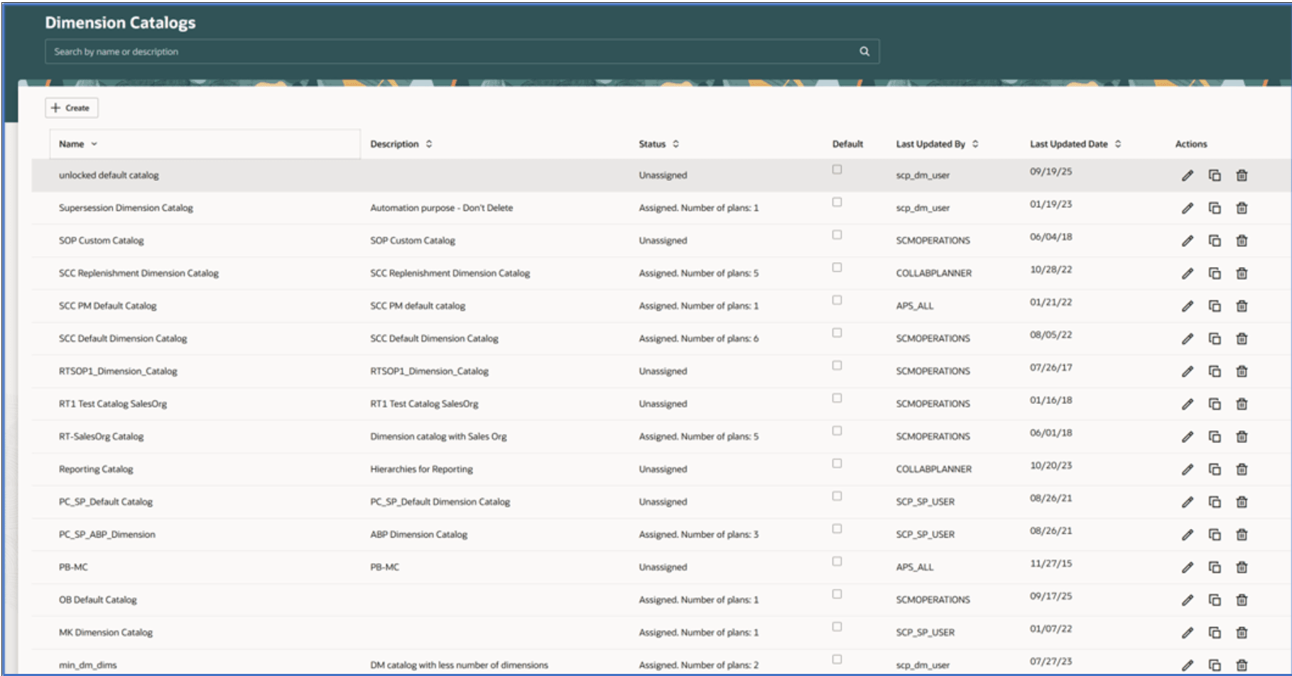 ディメンション・カタログ・ページ