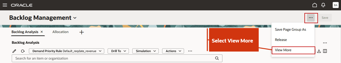 プラン入力で使用可能なバックログ・プランニング・ルールの選択
