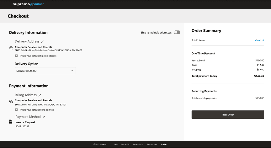 チェックアウト