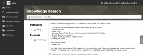 検索結果リストの上部に生成された上位アンサーの例