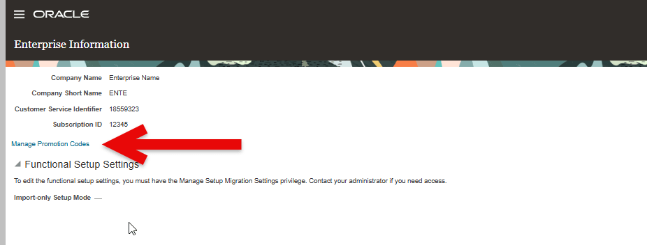 プロモーション・コードの管理