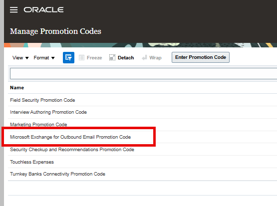 プロモーション・コードが有効化されました