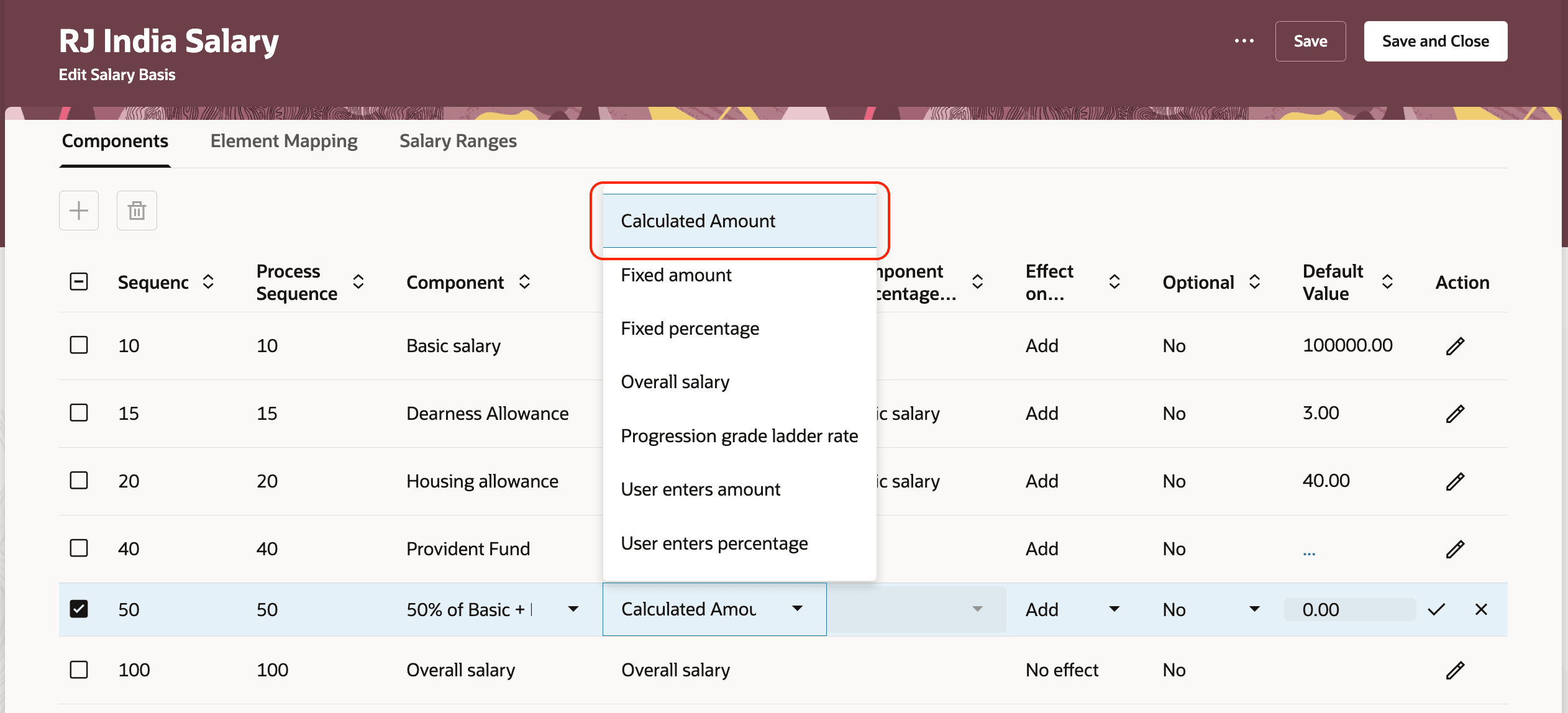 簡易コンポーネントの新規タイプ