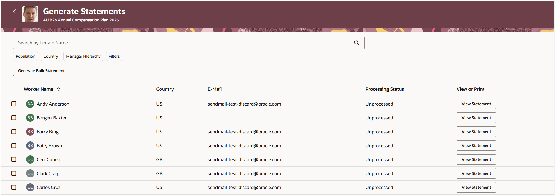 連絡ワークシート- マネージャによる印刷および搬送