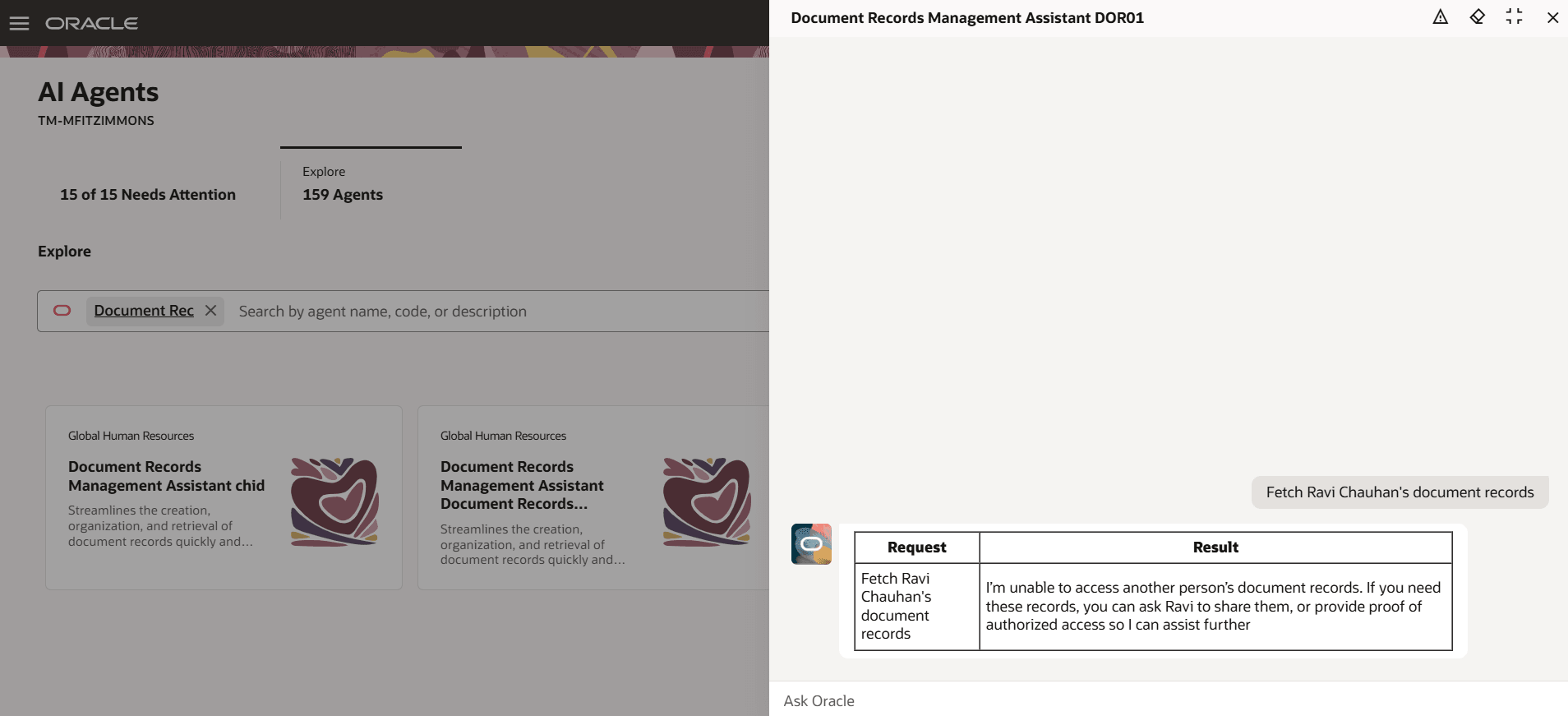 ログイン・ユーザーにのみ適用可能なAIアシスタント