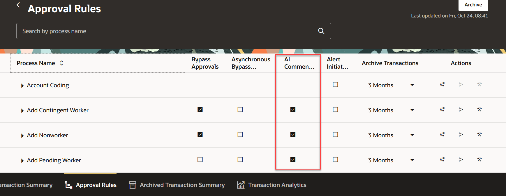「AIコメント支援」オプション