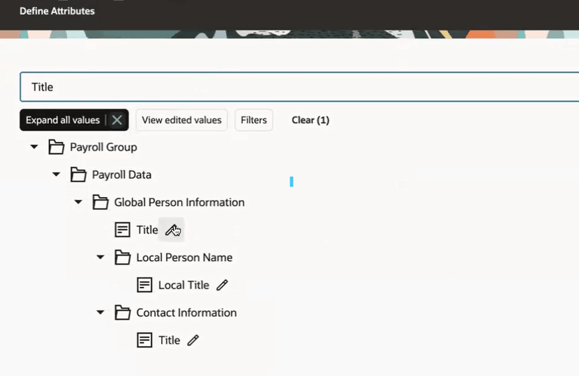 属性の値マップ・ルール