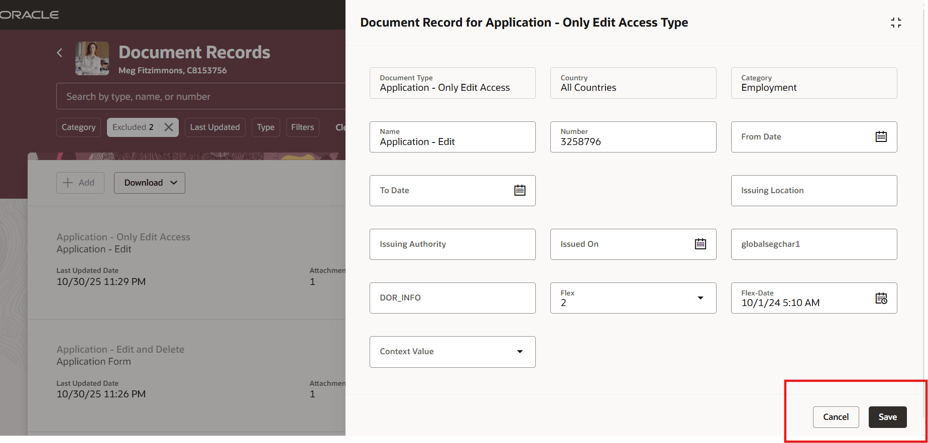 パネルドロワーでアクセス権限のみ編集