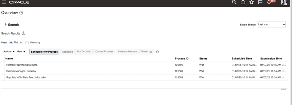 スケジュール・プロセス