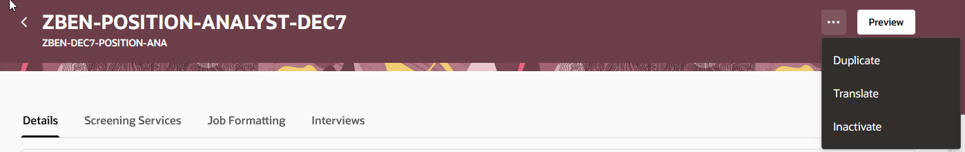 ジョブ求人テンプレート詳細ページの複製処理